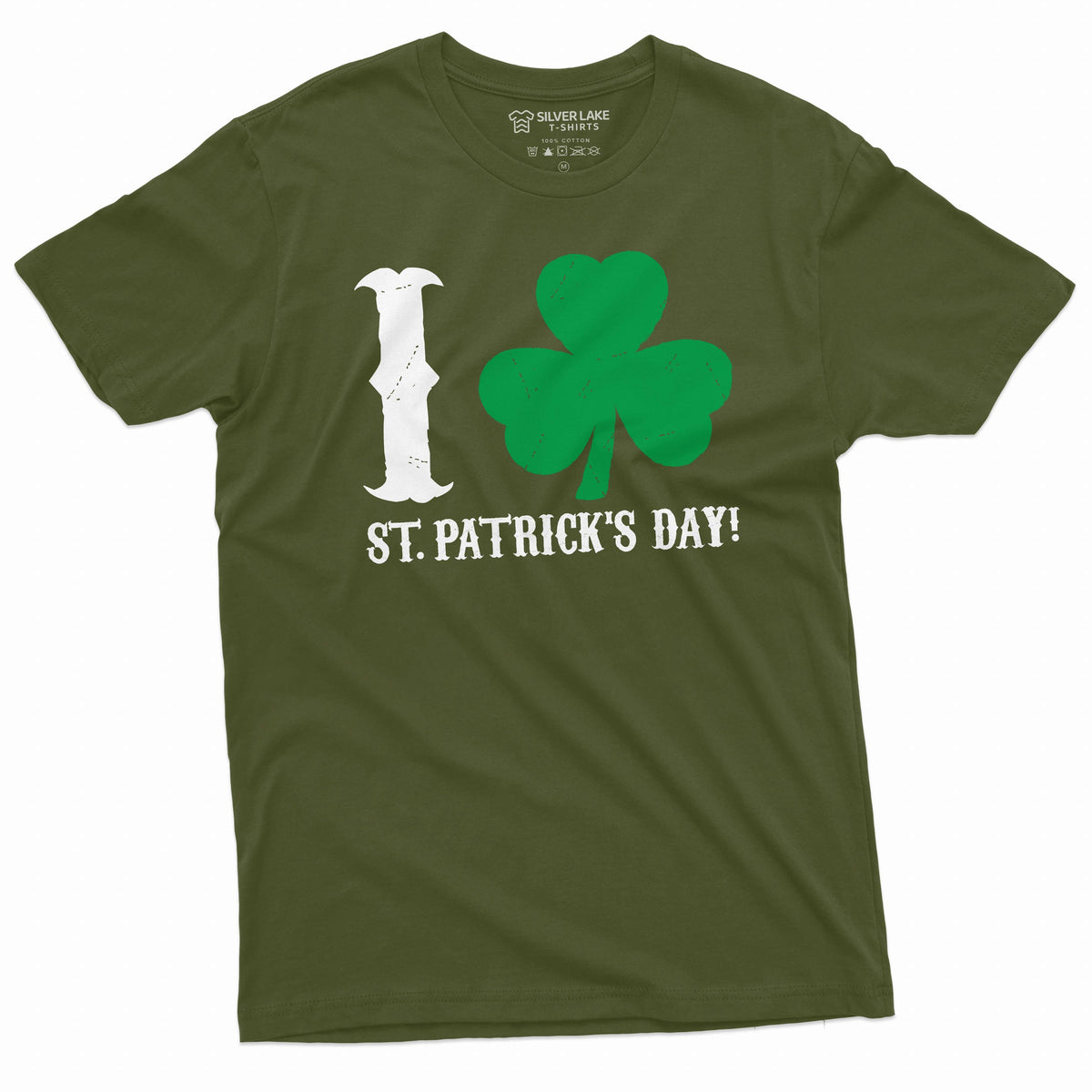 I clover St. Patrick's day T-shirt love Saint tee shirt product image 4