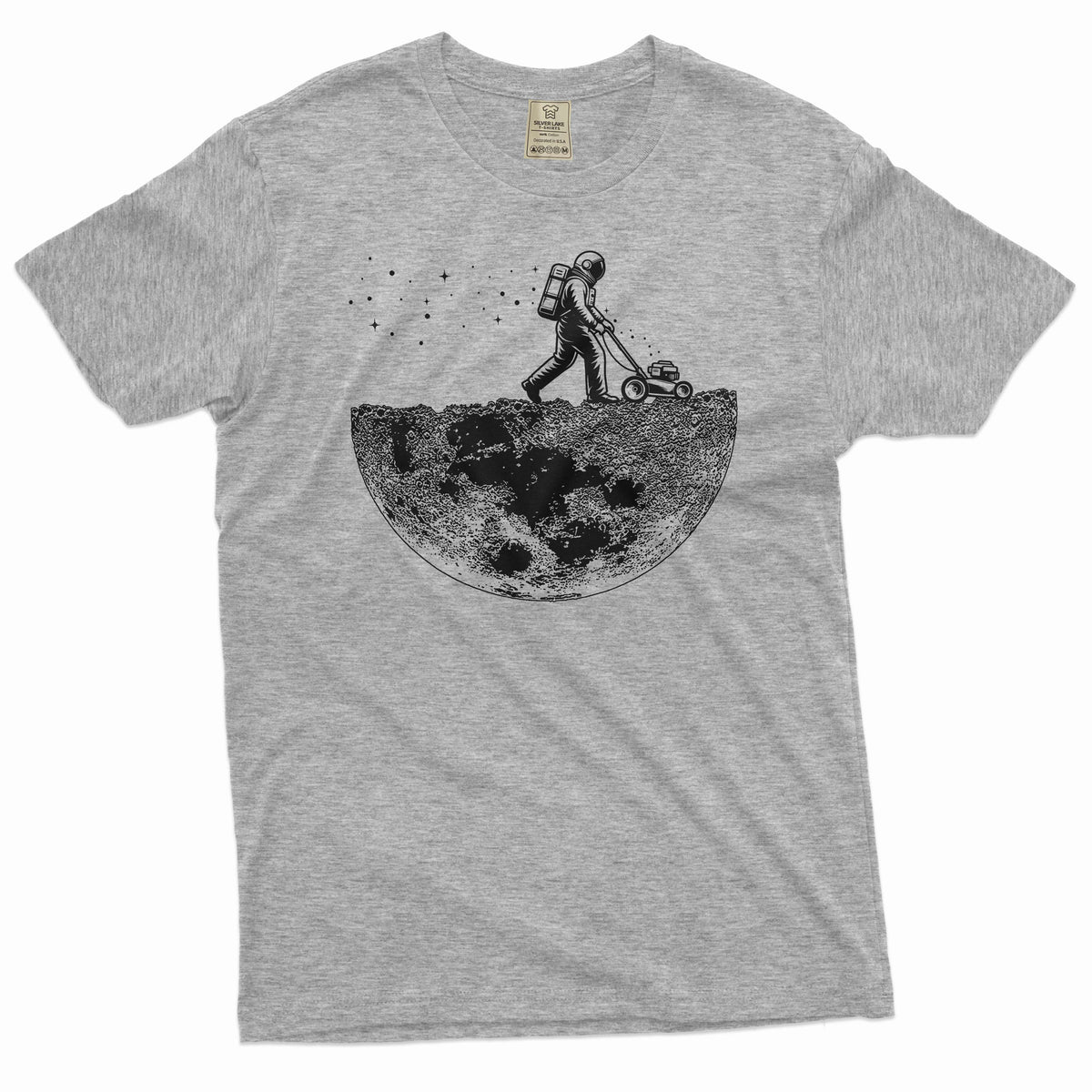 Space T-shirt Astronaut on the moon abstract art creative product image 5