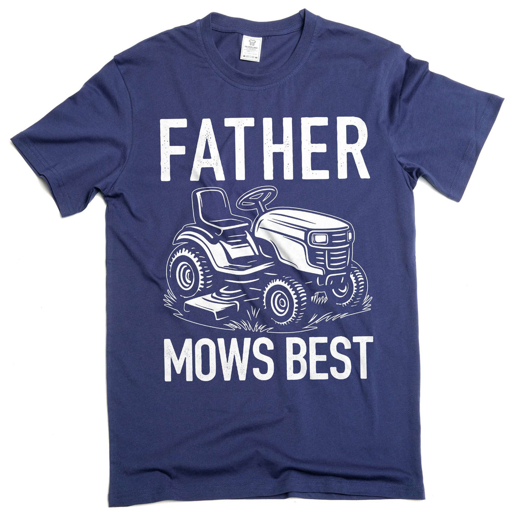 Men's Father Mows best funny T-shirt Lawn dad grass cutting product image 3