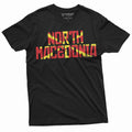 Men's North Macedonia T-shirt Country coat of arms flag tee product image 1