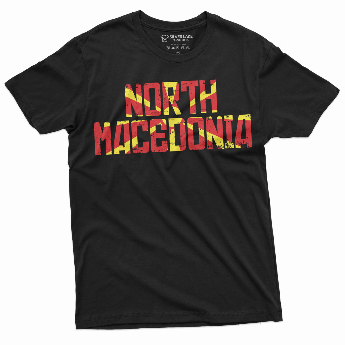 Men's North Macedonia T-shirt Country coat of arms flag tee product image 1