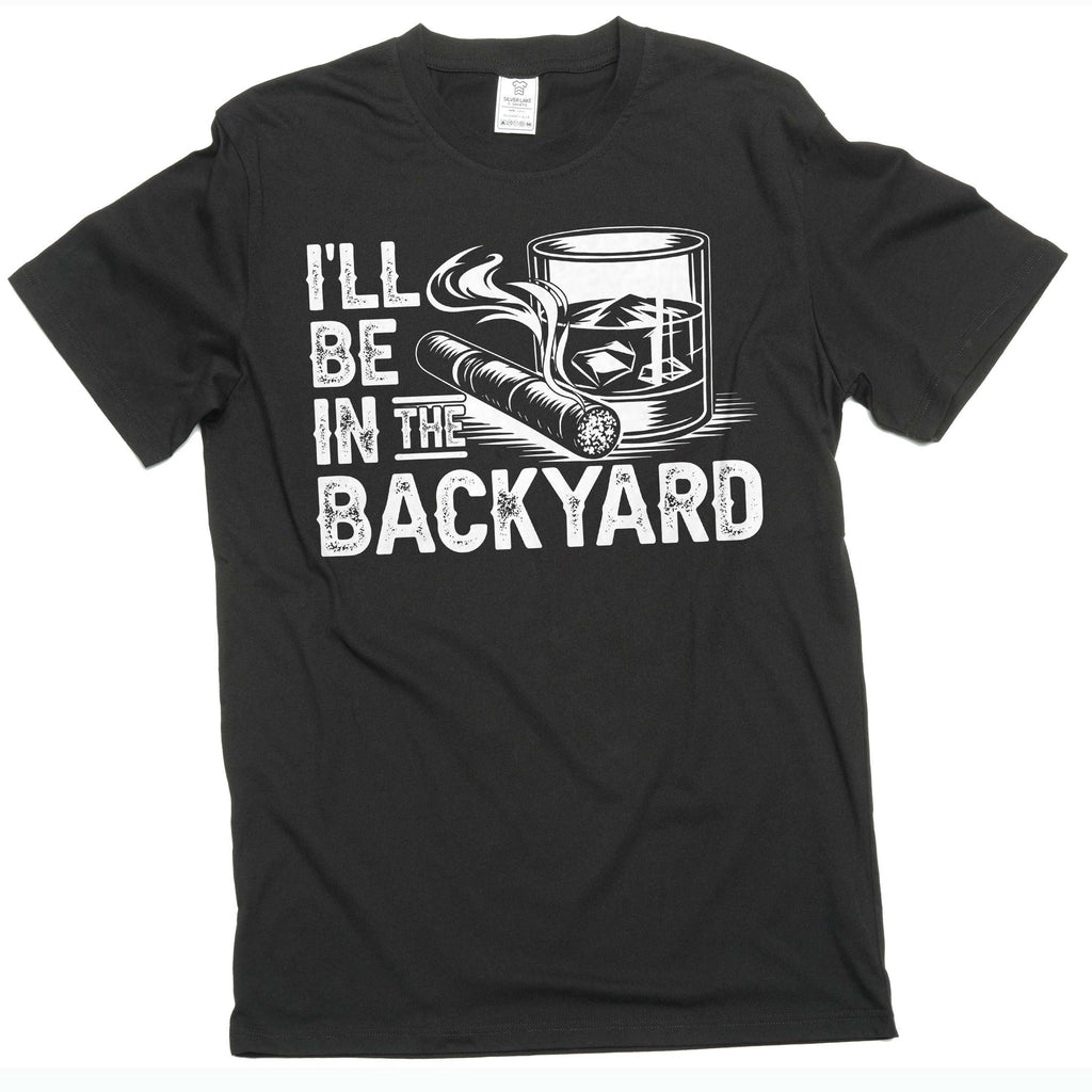 Men's Funny Grandpa Papa Dad I'll be in the backyard T-shirt product image 2