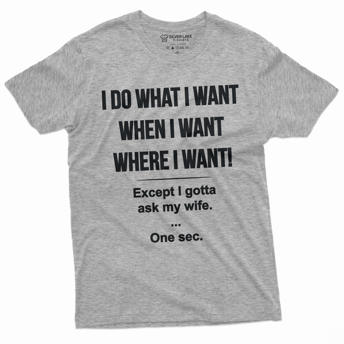 Men's Funny shirt let me ask my wife Husband gift T-shirt product image 5