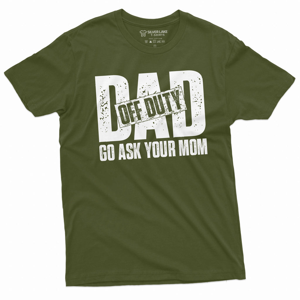 Men's Off Duty dad T-shirt father's day gift tee shirt product image 4