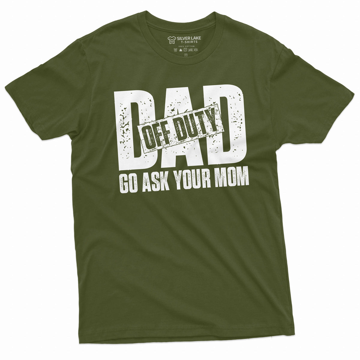 Men's Off Duty dad T-shirt father's day gift tee shirt product image 4