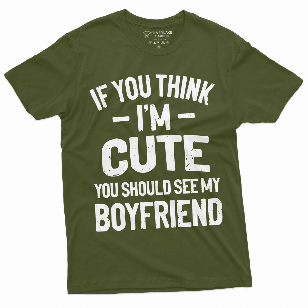 Valentine's Day Funny T-shirt If you Think I am cute should product image 4