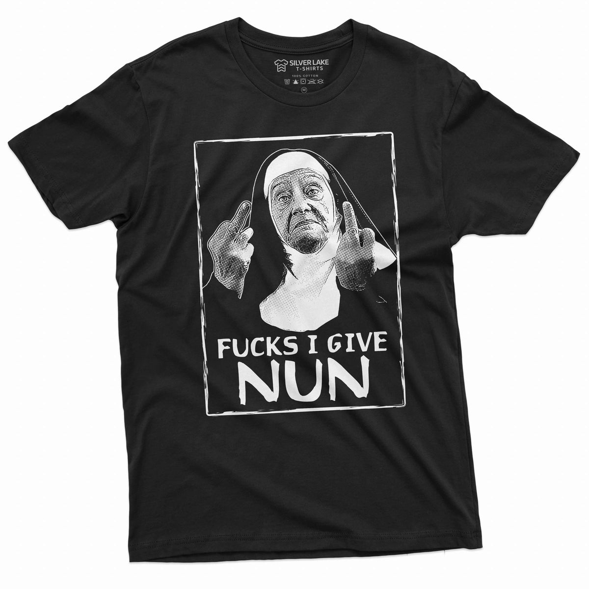 Men's Funny Shirt Nun F*CKS I Give Humorous Gifts Unholy product image 1