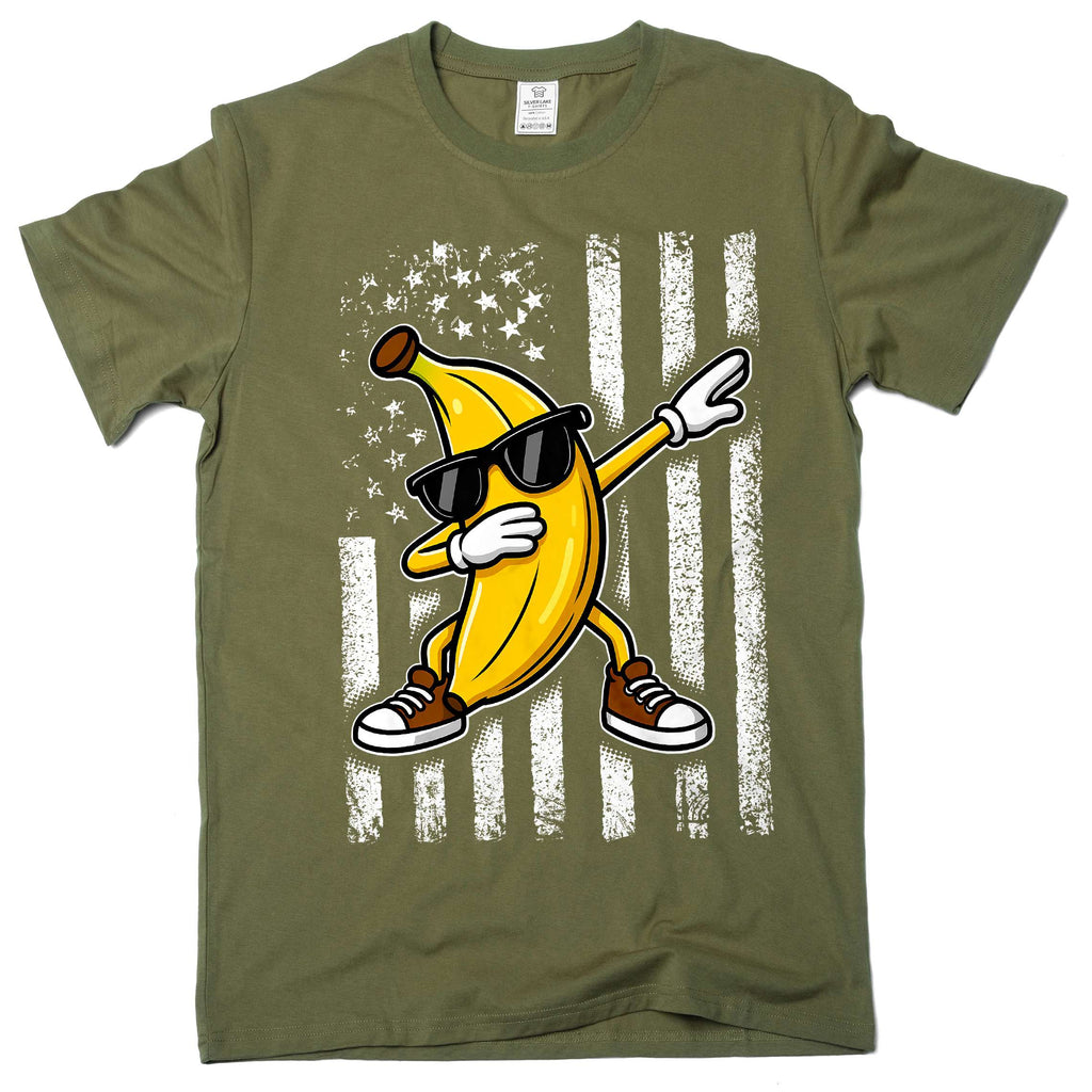 USA Banana Flag Tee America Patriotic Shirt Funny Humorous product image 4