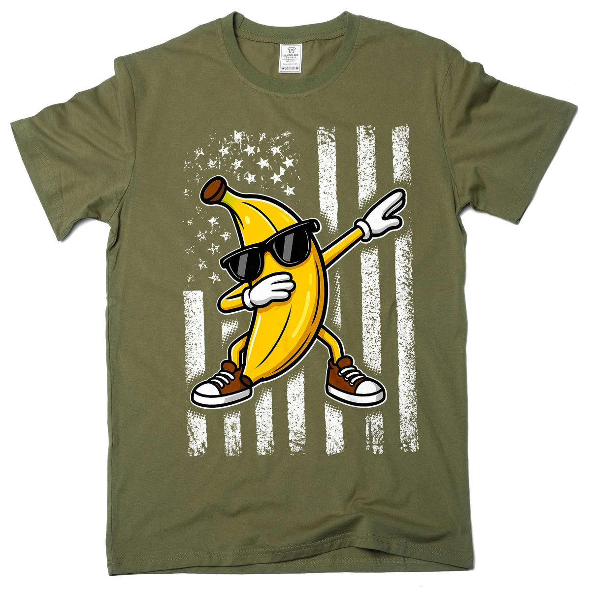 USA Banana Flag Tee America Patriotic Shirt Funny Humorous product image 4