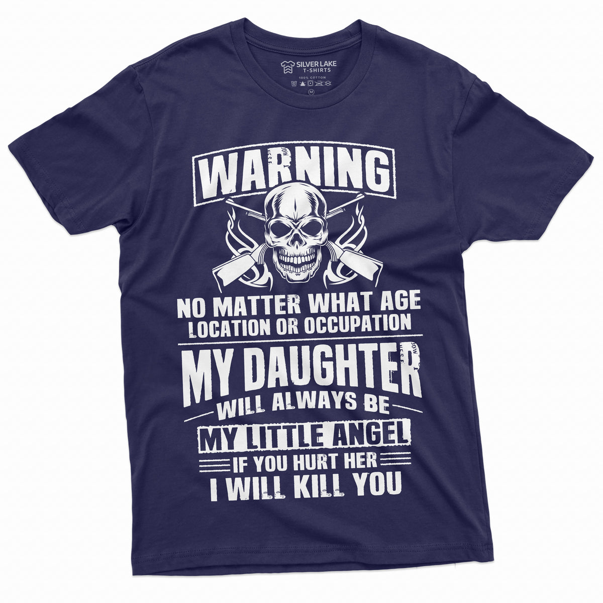 Men's Fathers day Dad Daughter T-shirt my Little Angel Papa product image 9
