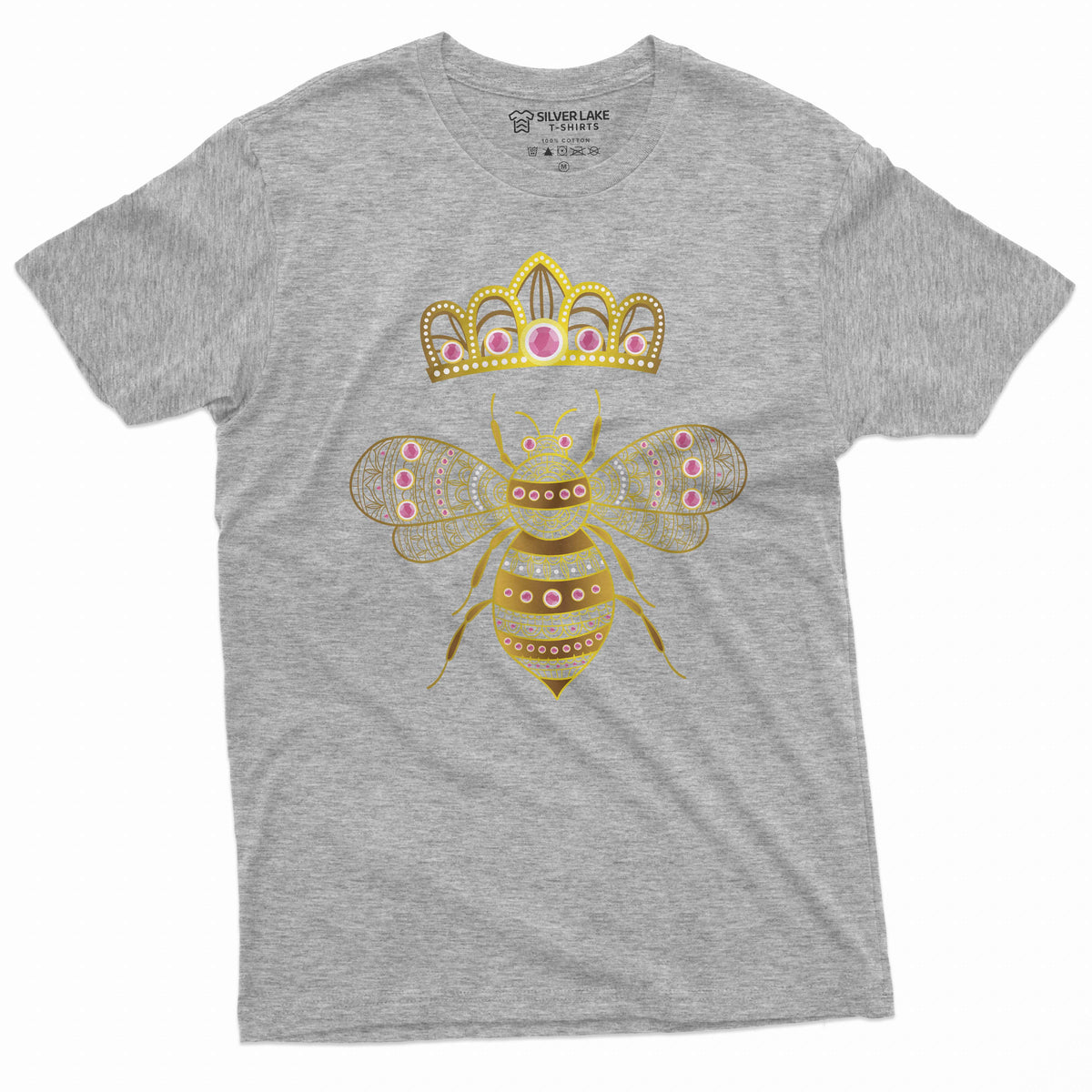 Queen Bee T-shirt Honey B Tee Shirt with Crown popular product image 5