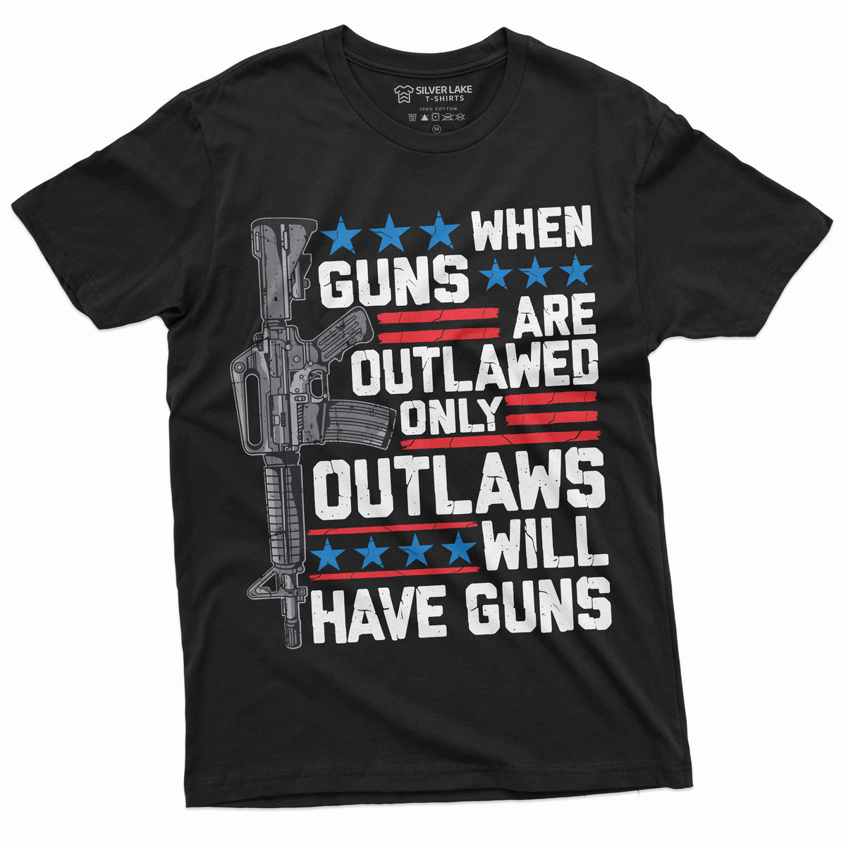 Men's 2A 2nd amendment pro gun T-shirt conservative product image 1