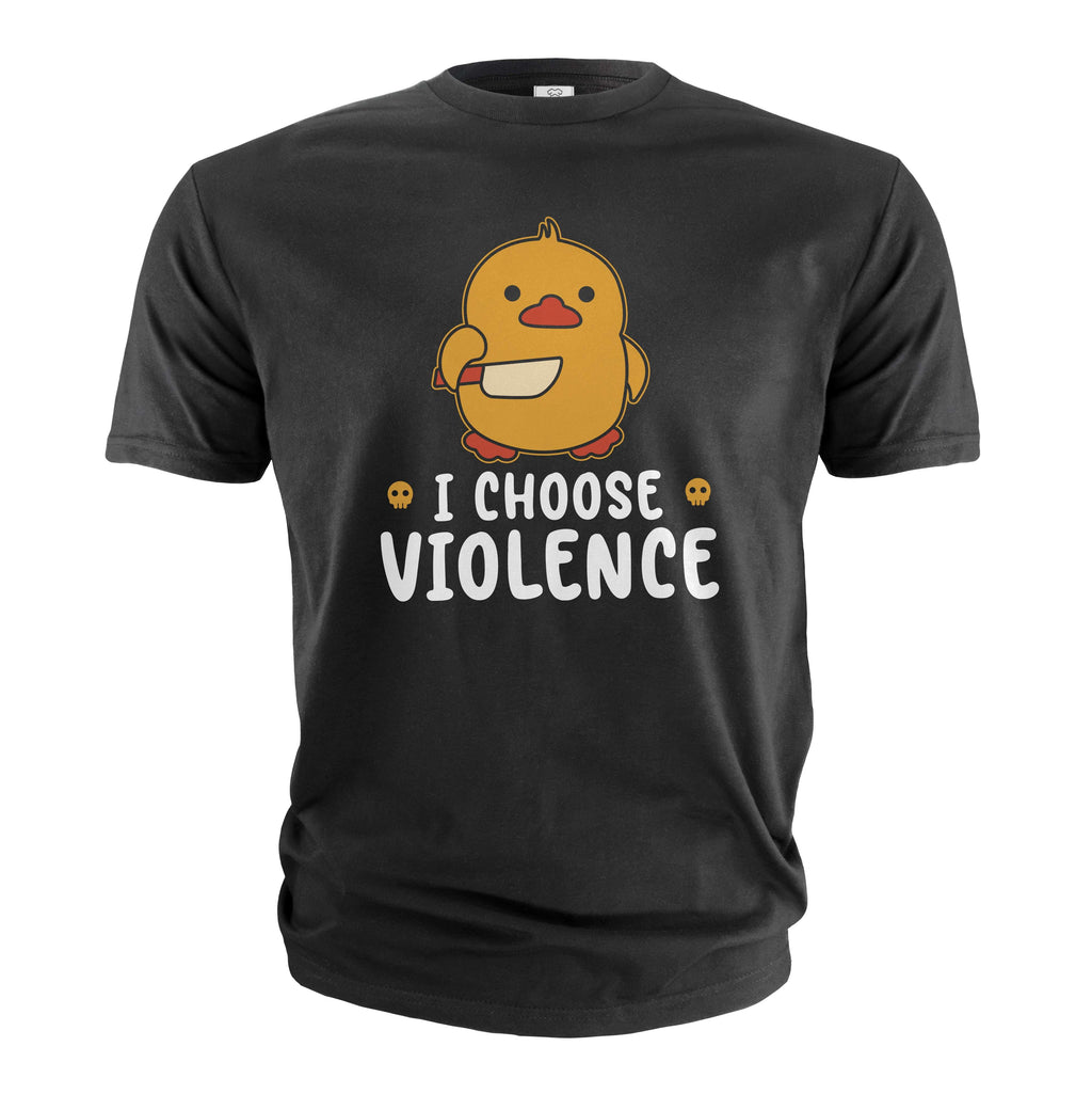 Men's Funny chick with knife T-shirt Birthday gift cute product image 1