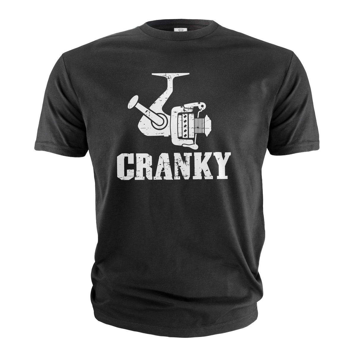 Men's Funny Fishing T-shirt Cranky reel papa dad grandpa product image 3