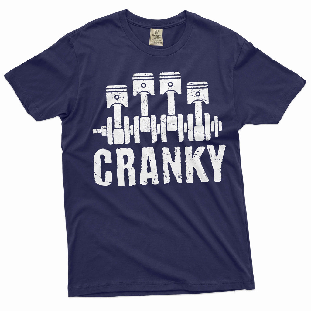 Men's funny Mechanic Tee Cranky Shirt Car Engine Dad product image 1