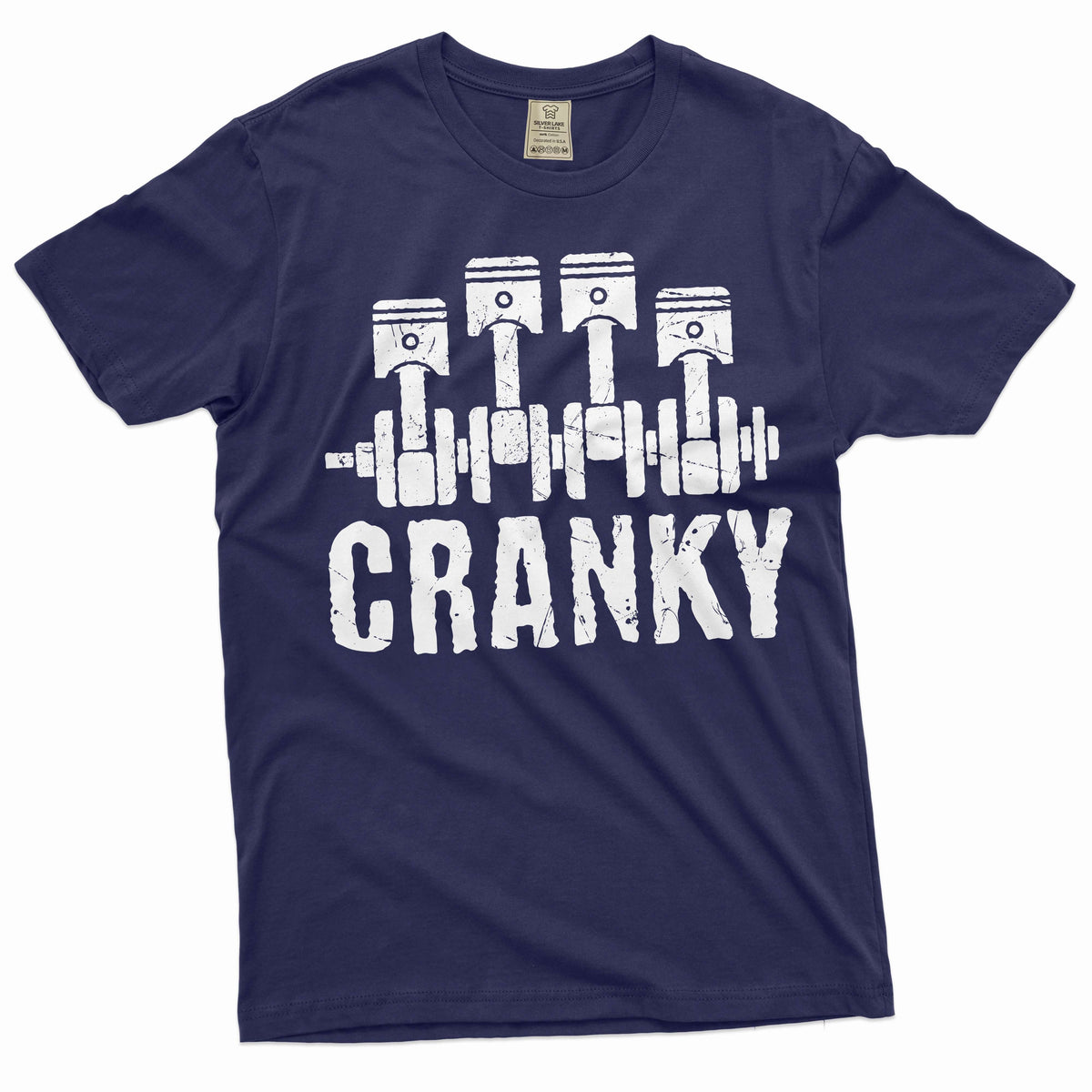 Men's funny Mechanic Tee Cranky Shirt Car Engine Dad product image 1