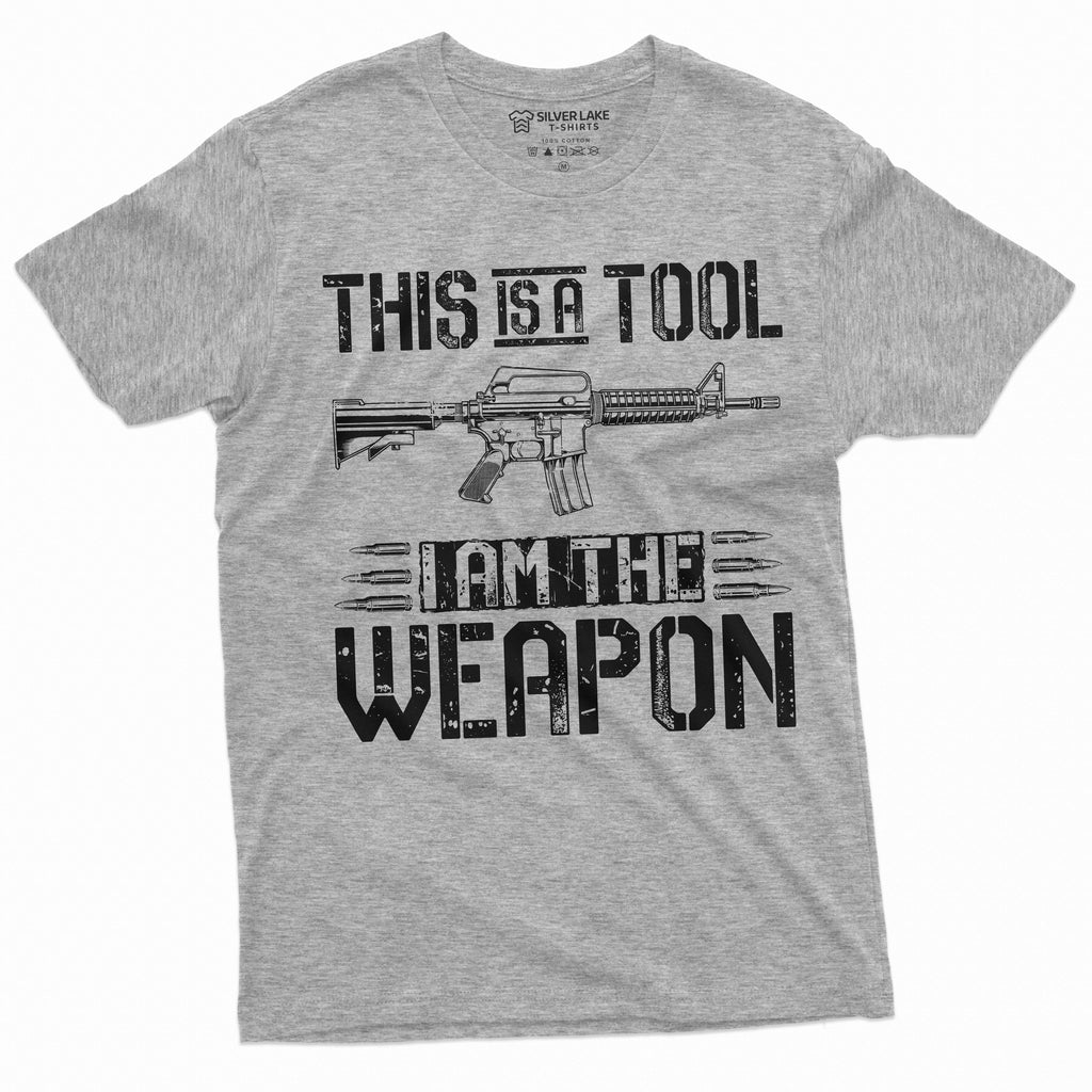 Men's This is a tool I am the weapon T-shirt Pro Gun 2nd product image 5