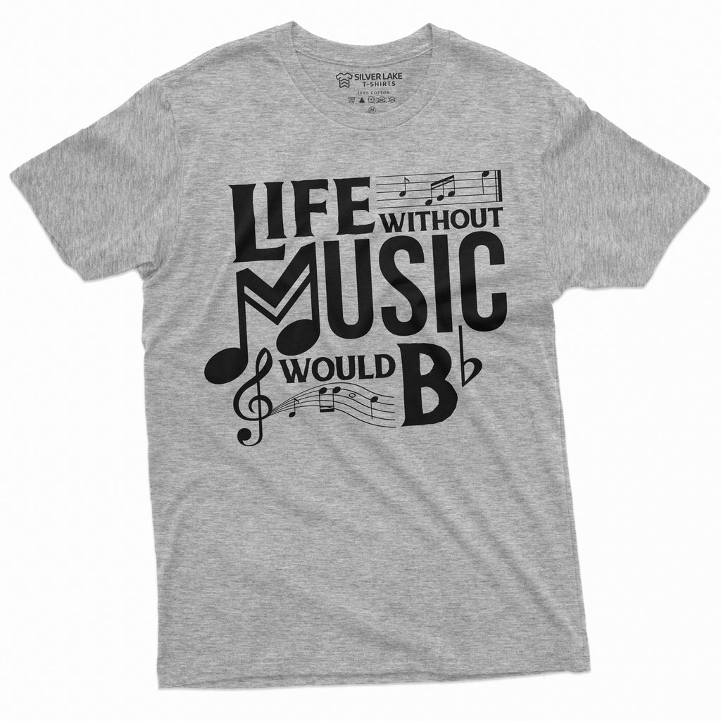 band t-shirt Life without music would be boring Tee Musical product image 5