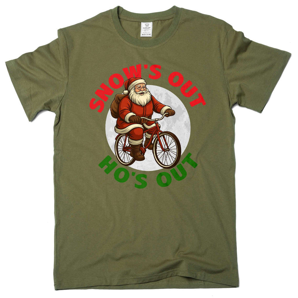 Men's Christmas funny Snow's out Ho's T-shirt Xmas Party product image 4