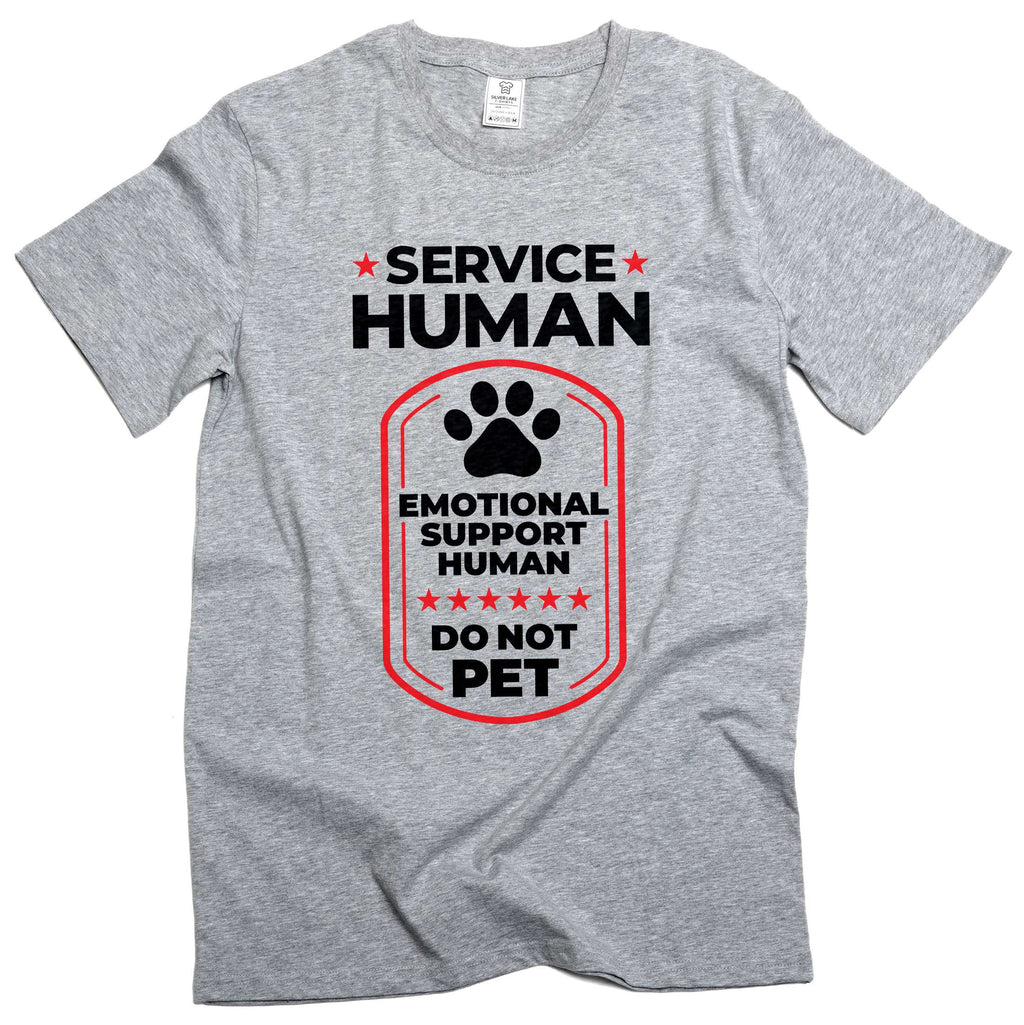 Men's Service Human Shirt Emotional Support Tee Funny product image 5
