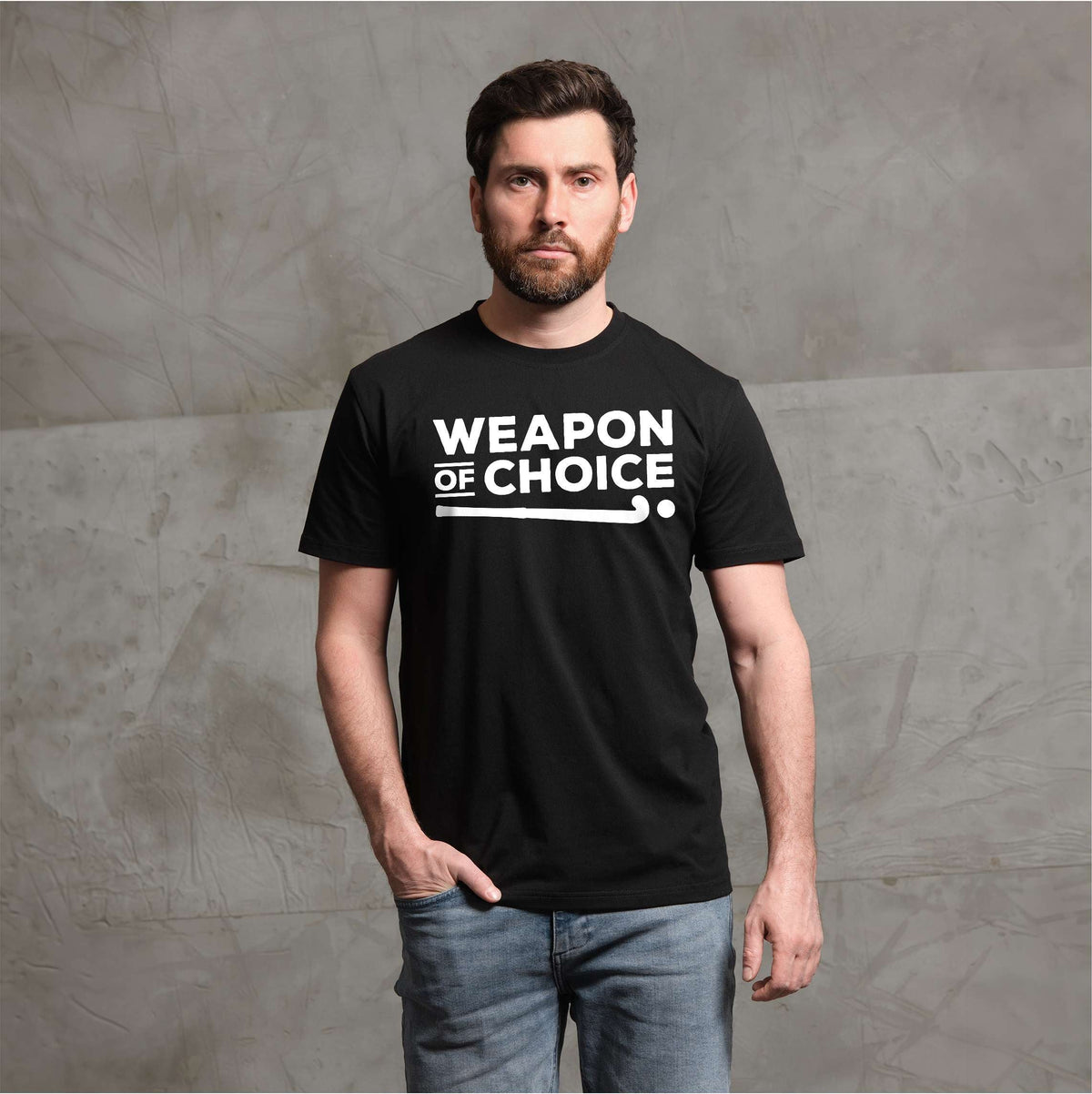 Men's hockey T-shirt ice-hockey sports weapon of choice product image 1
