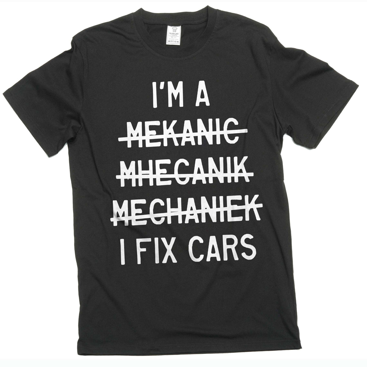 Men's funny mechanic T-shirt I fix cars garage papa dad product image 2
