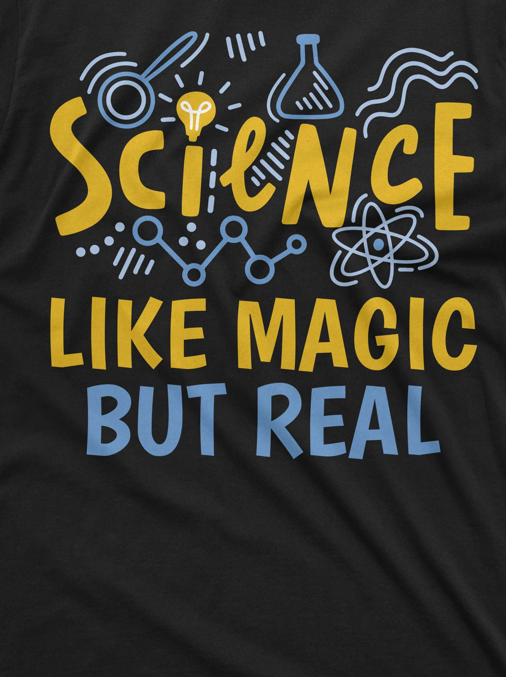 Funny Science T-shirt like magic but real nerd geek gift product image 2