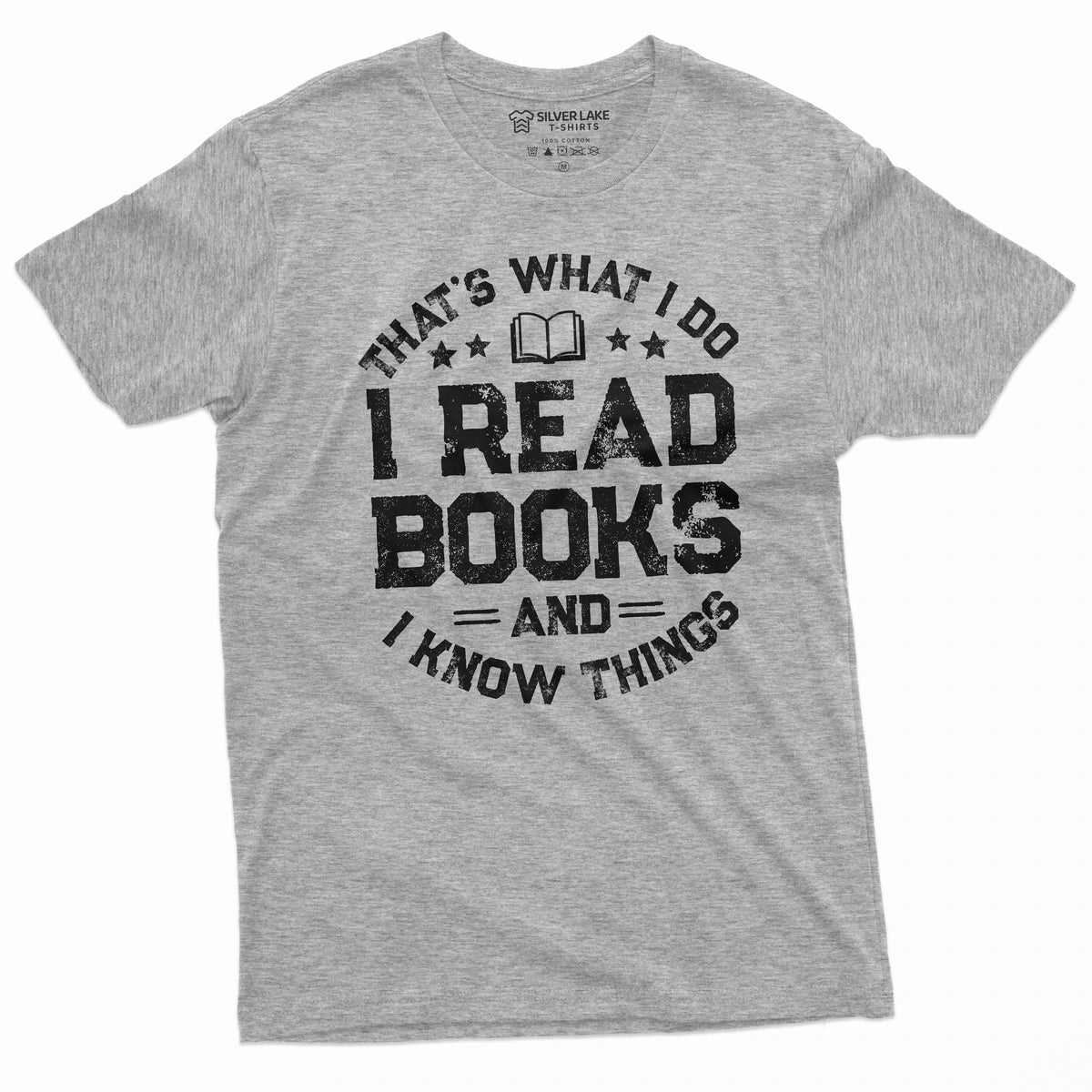Book reading Tee shirt I read books and know things product image 5