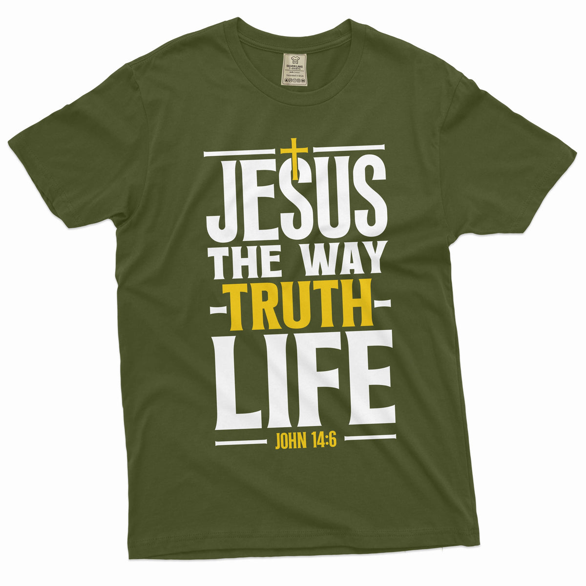 Jesus T-shirt Christian way truth life tee shirt Church Mom product image 4