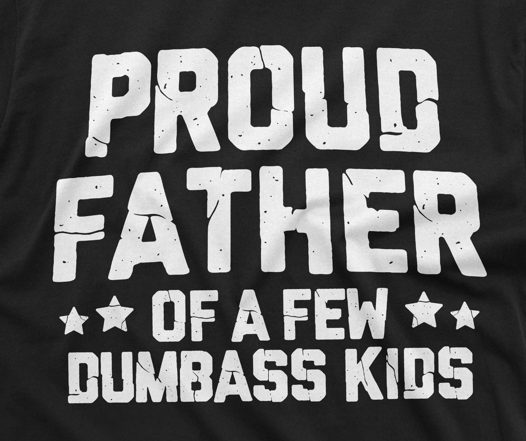 Men's funny dad of few dumbass kids t-shirt girls boys product image 2