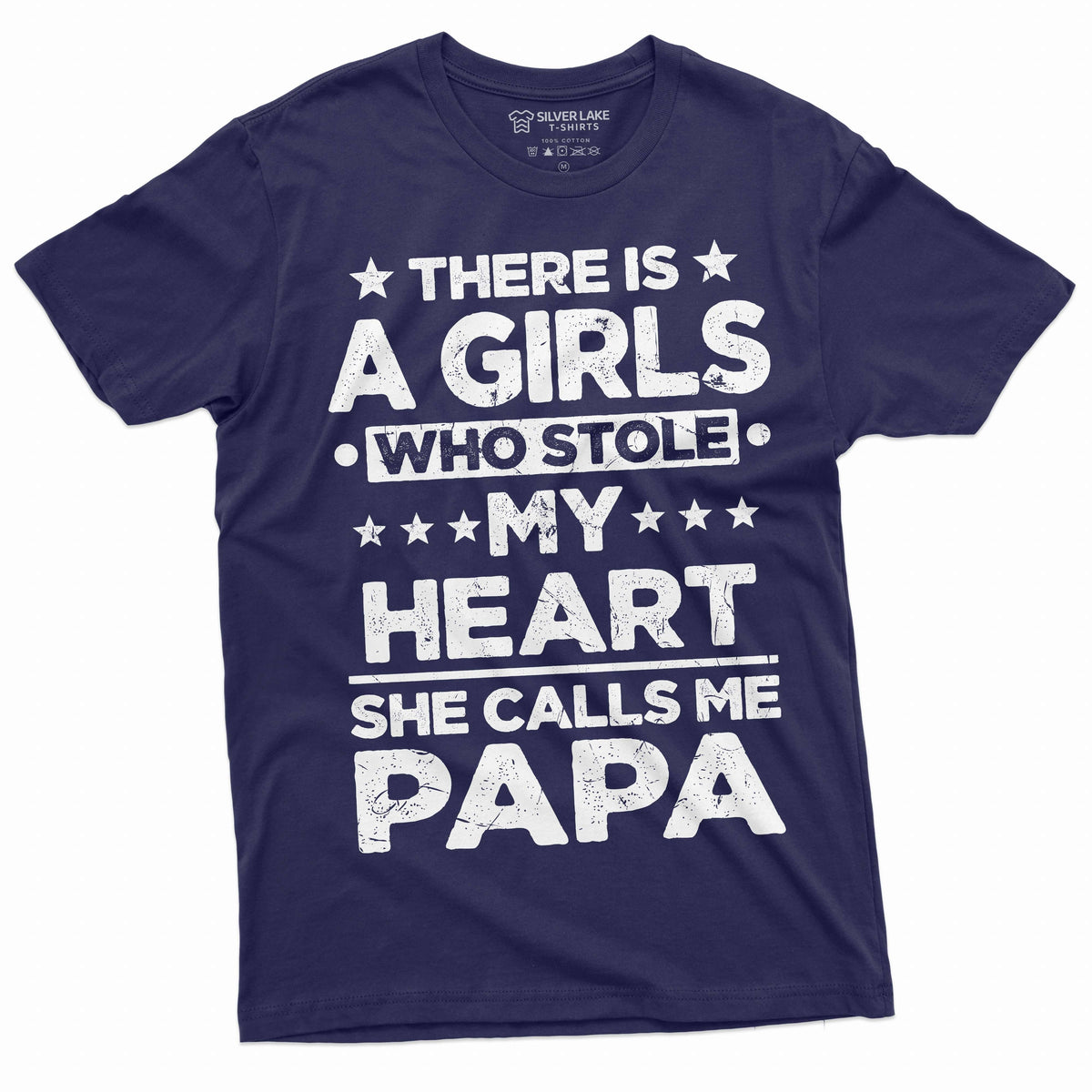 Men's Papa Daughter shirt Girl stole my heart she call me product image 3