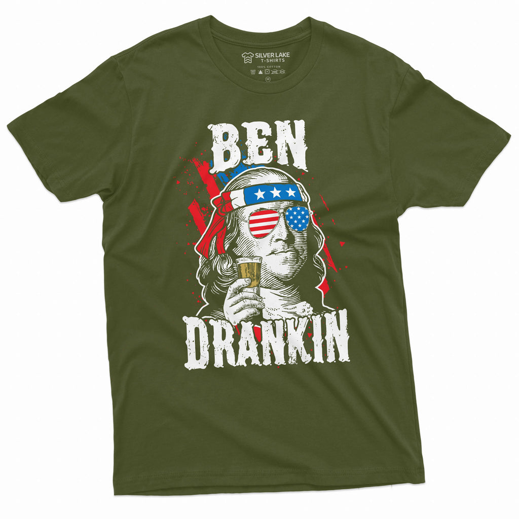 Men's Funny Drinking Ben Drankin Tee shirt Benjamin product image 4