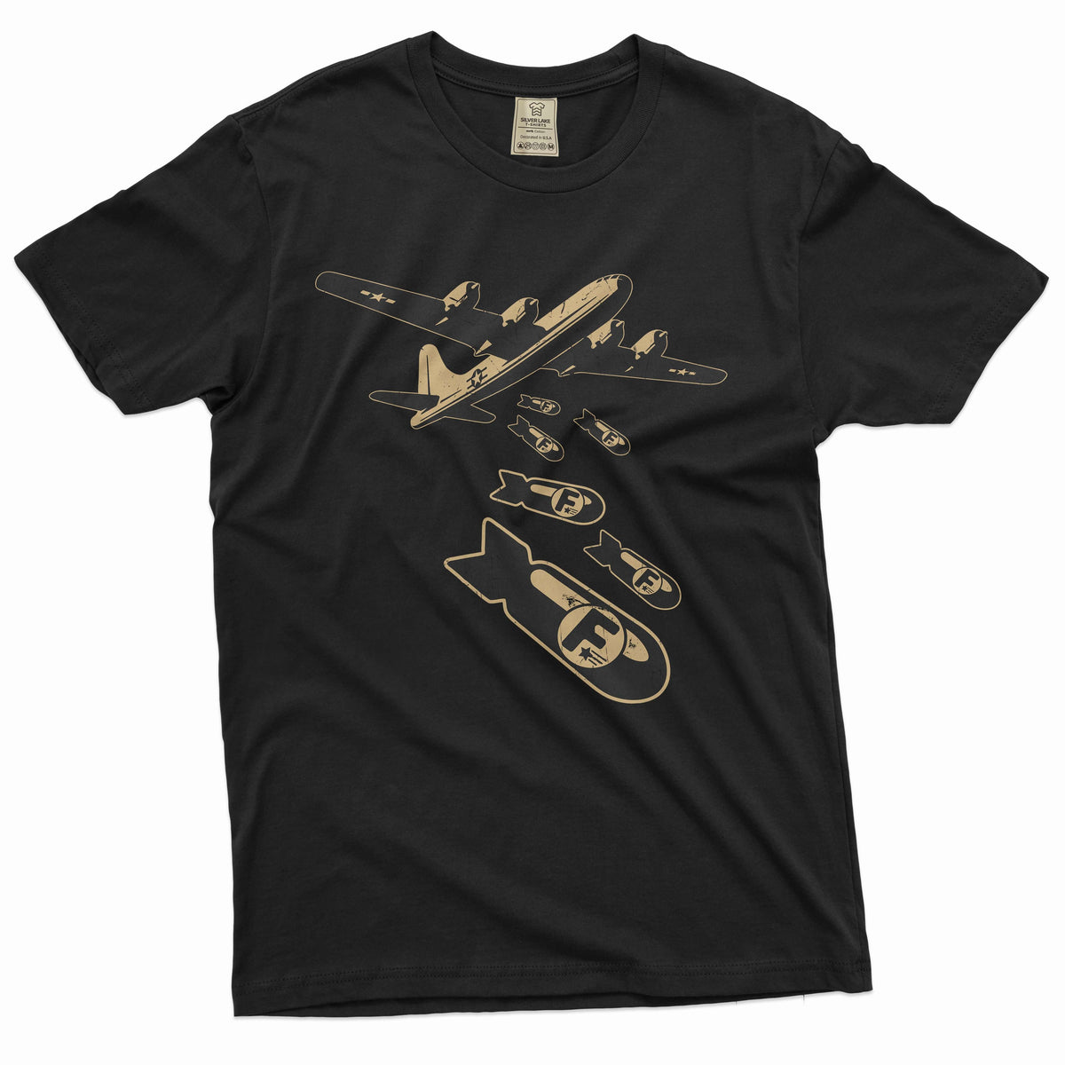 Men's Funny T-shirt airplane F-bomb Tee shirt Birthday gift product image 3