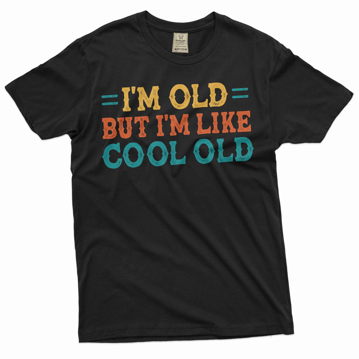 Men's funny grandpa papa T-shirt I am cool old Birthday product image 1