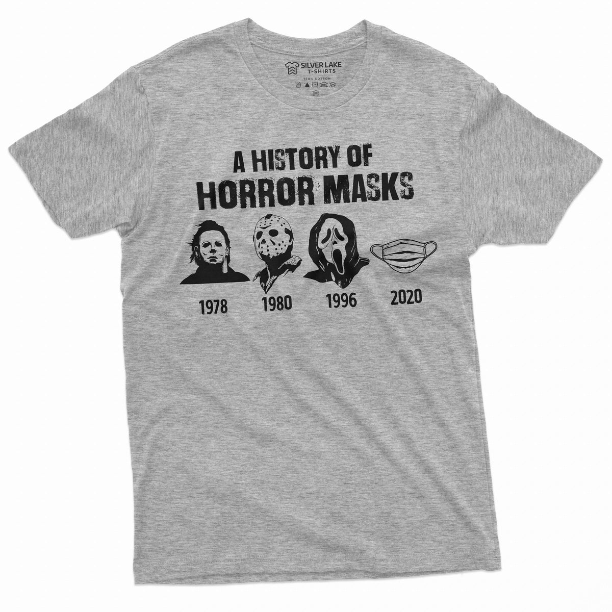 A History Of Horror Masks Shirt Halloween Movie Inspired product image 5