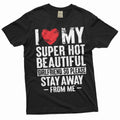 Funny Valentine's day Boyfriend Gift T-shirt I love my product image 1