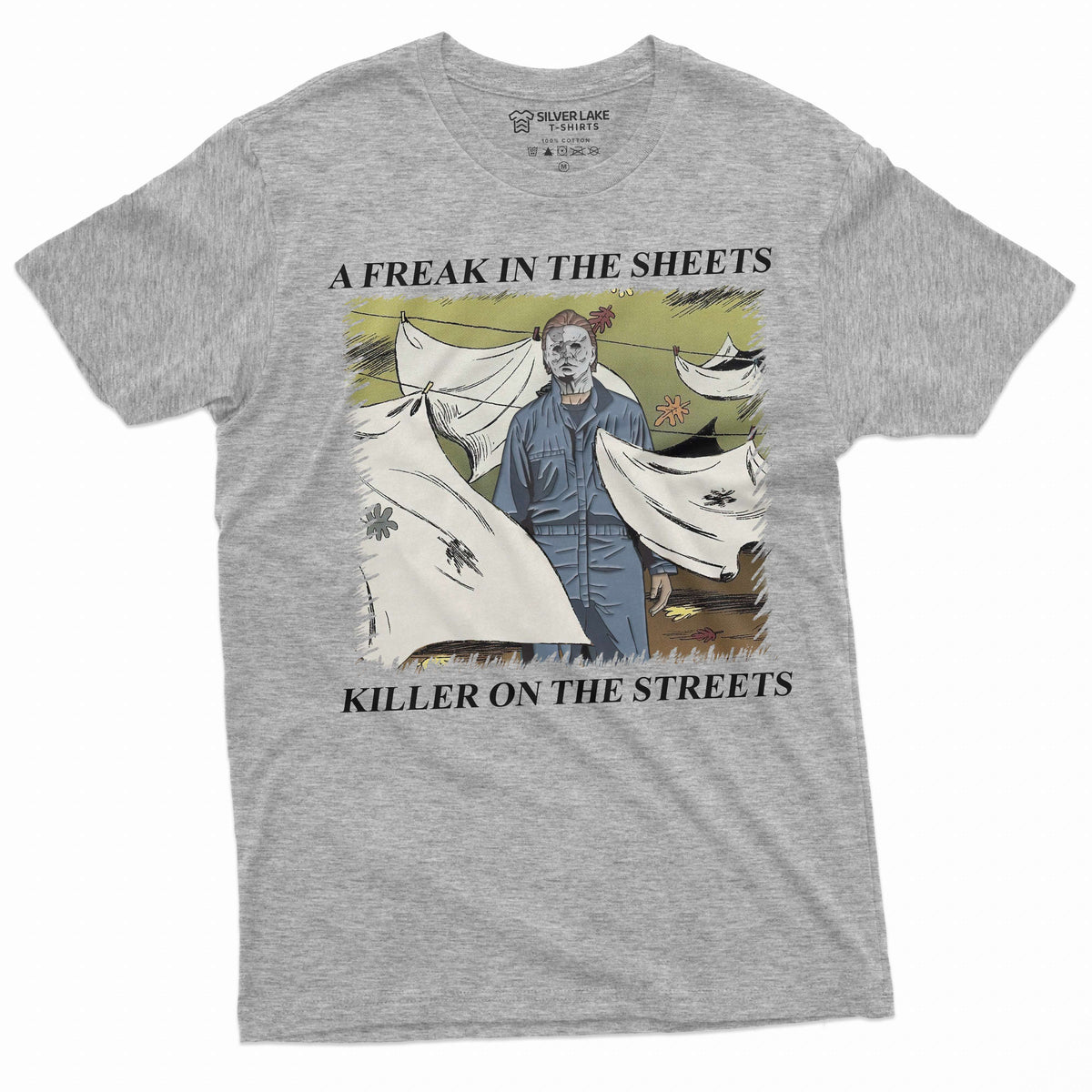 Men's Funny Halloween movie inspired T-shirt Myers popular product image 5