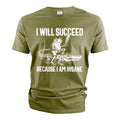 I Will Succeed Because I Am Insane Shirt, Funny Frog product image 1