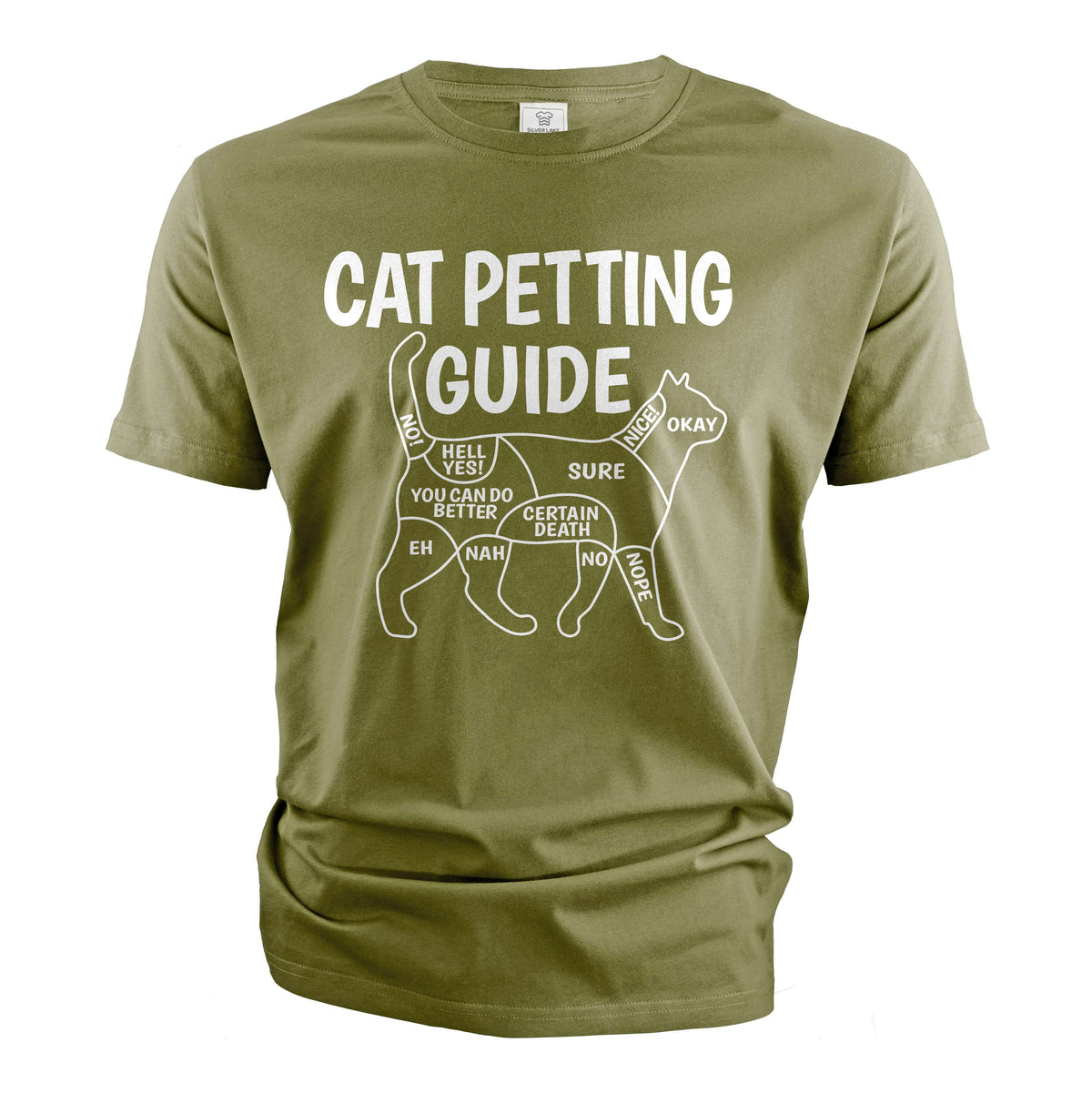 Funny cat petting guide T-shirt lover Pet tee shirt person product image 3