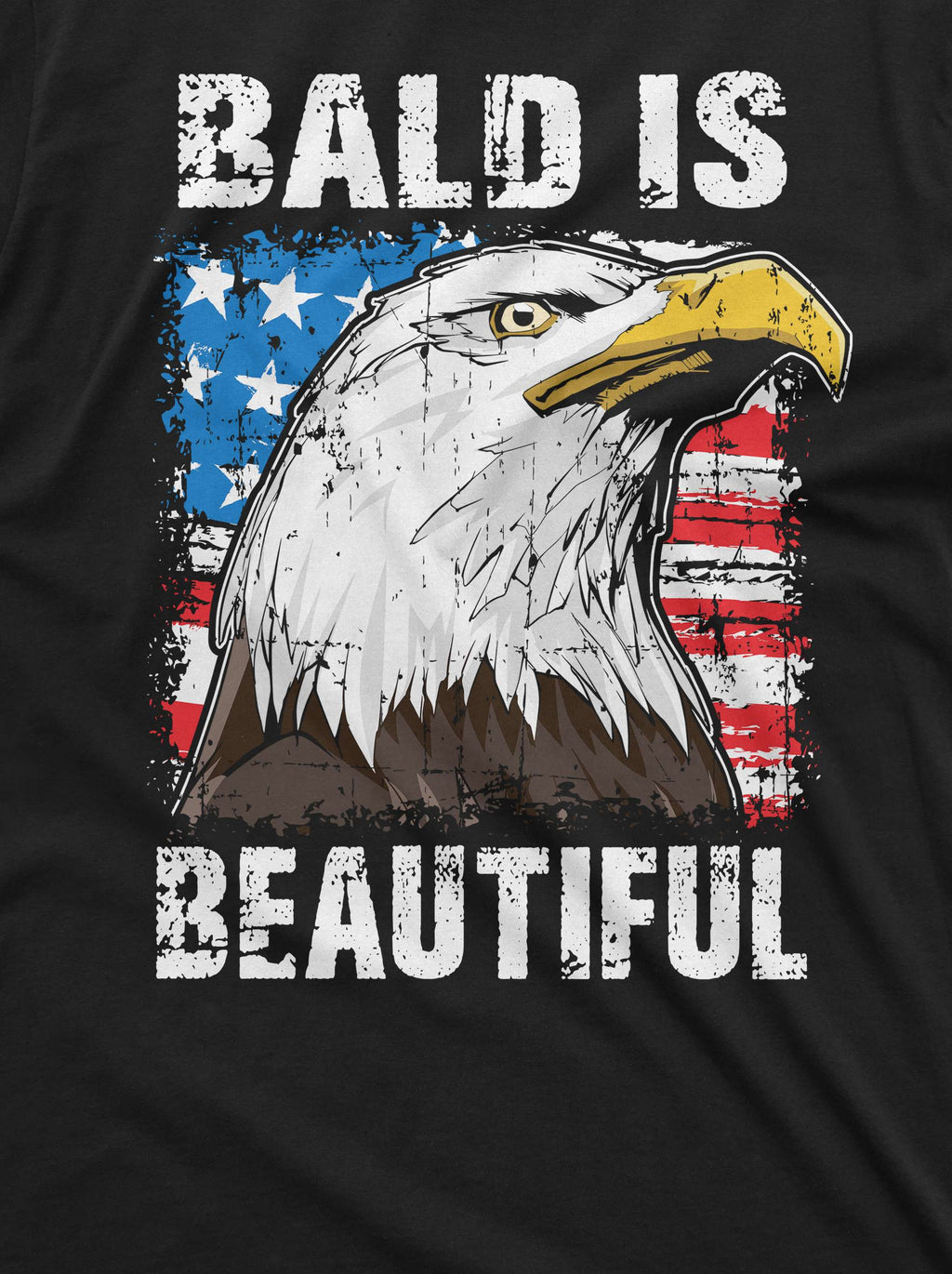 Men's Funny 4th of July Eagle T-shirt patriotic USA tee product image 2