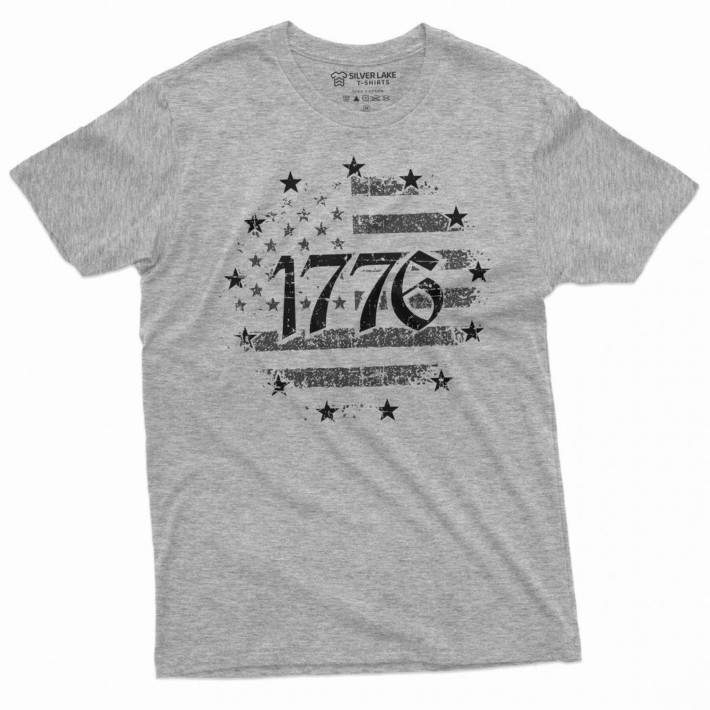 Men's Patriotic 1776 Independence day USA Flag T-shirt 4th product image 5