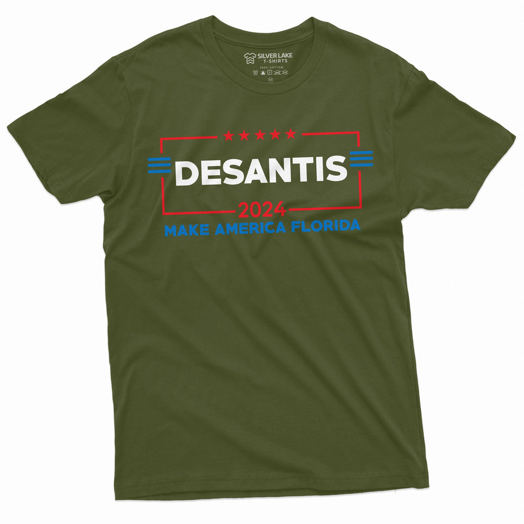 Men's Desantis 2024 T-shirt Ron for president Florida product image 4