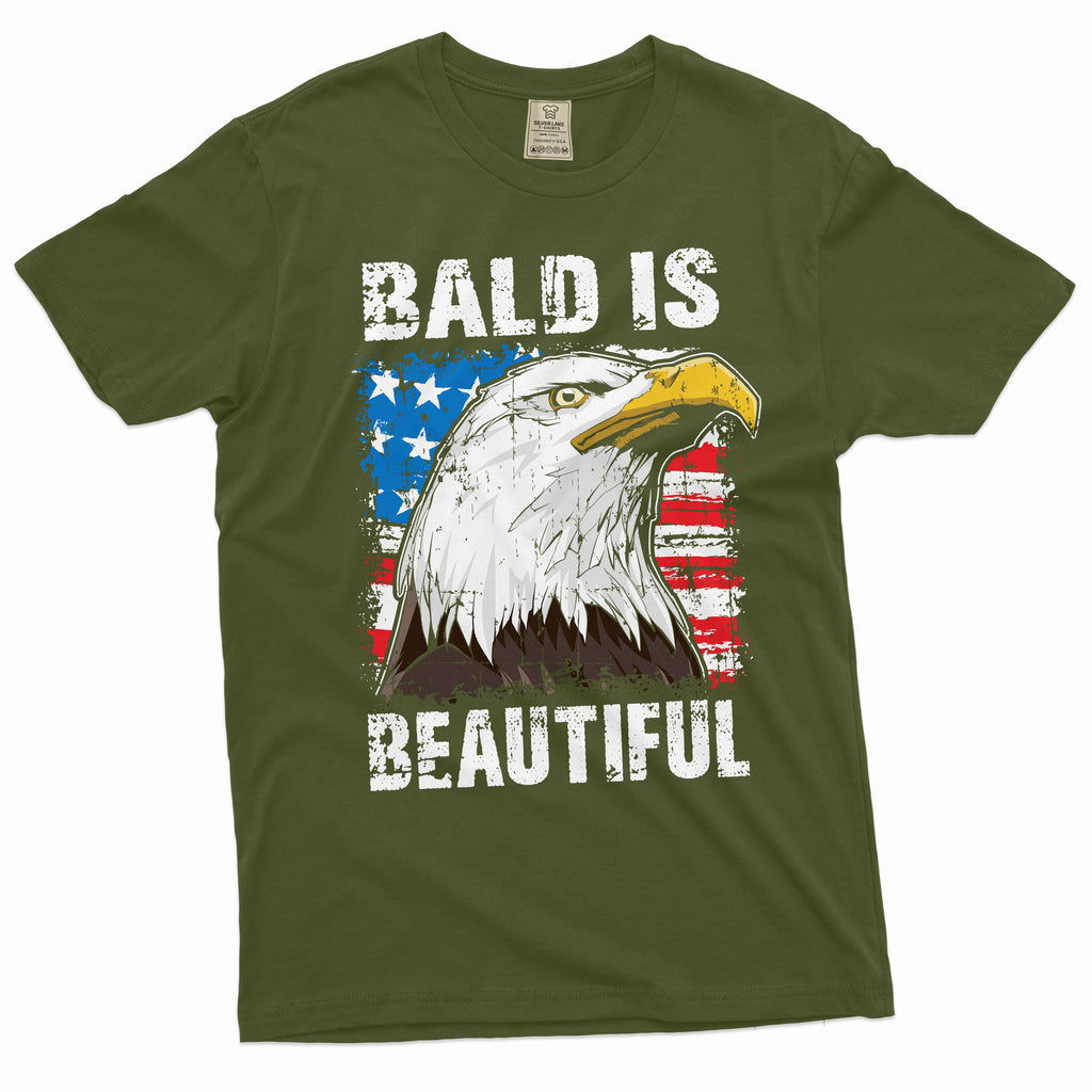 Men's Funny 4th of July Eagle T-shirt patriotic USA tee product image 4