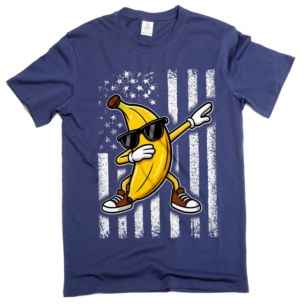 USA Banana Flag Tee America Patriotic Shirt Funny Humorous product image 3