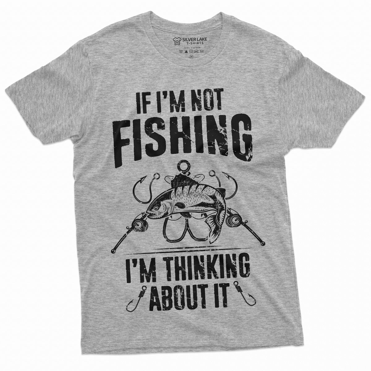 Men's Funny Fishing Thinking about it T-shirt Hobby Tees product image 10