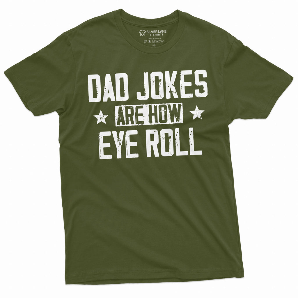 Men's Funny dad jokes T-shirt how eye roll joke gift father product image 4