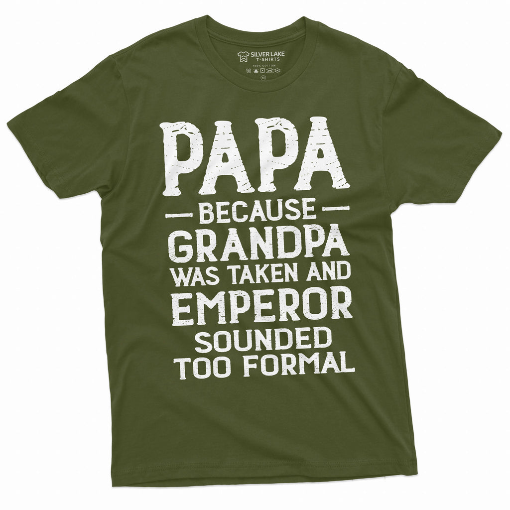 Men's funny Papa Grandpa Tee shirt Grandfather gifts product image 4