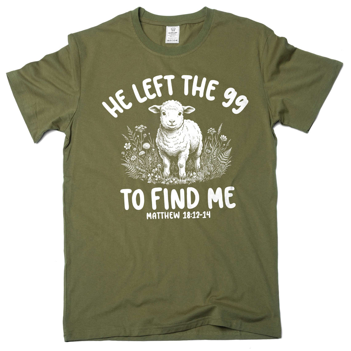 He Left The 99 To Find Me Shirt Christian Faith Lost Sheep product image 4