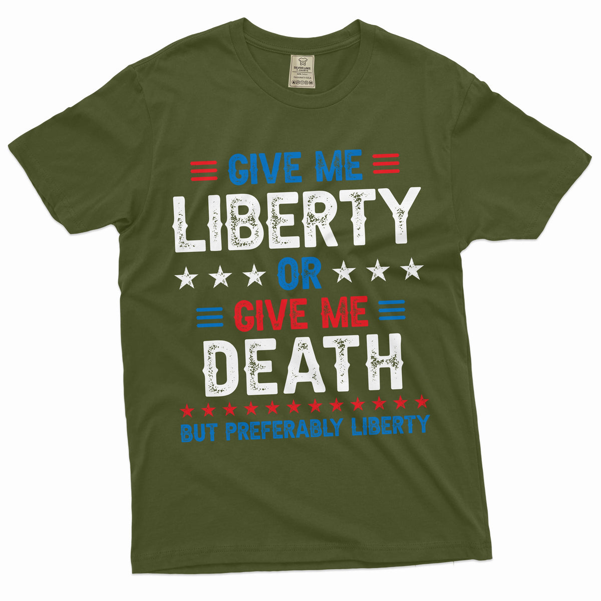 Fourth of July funny liberty or death shirt independence product image 4