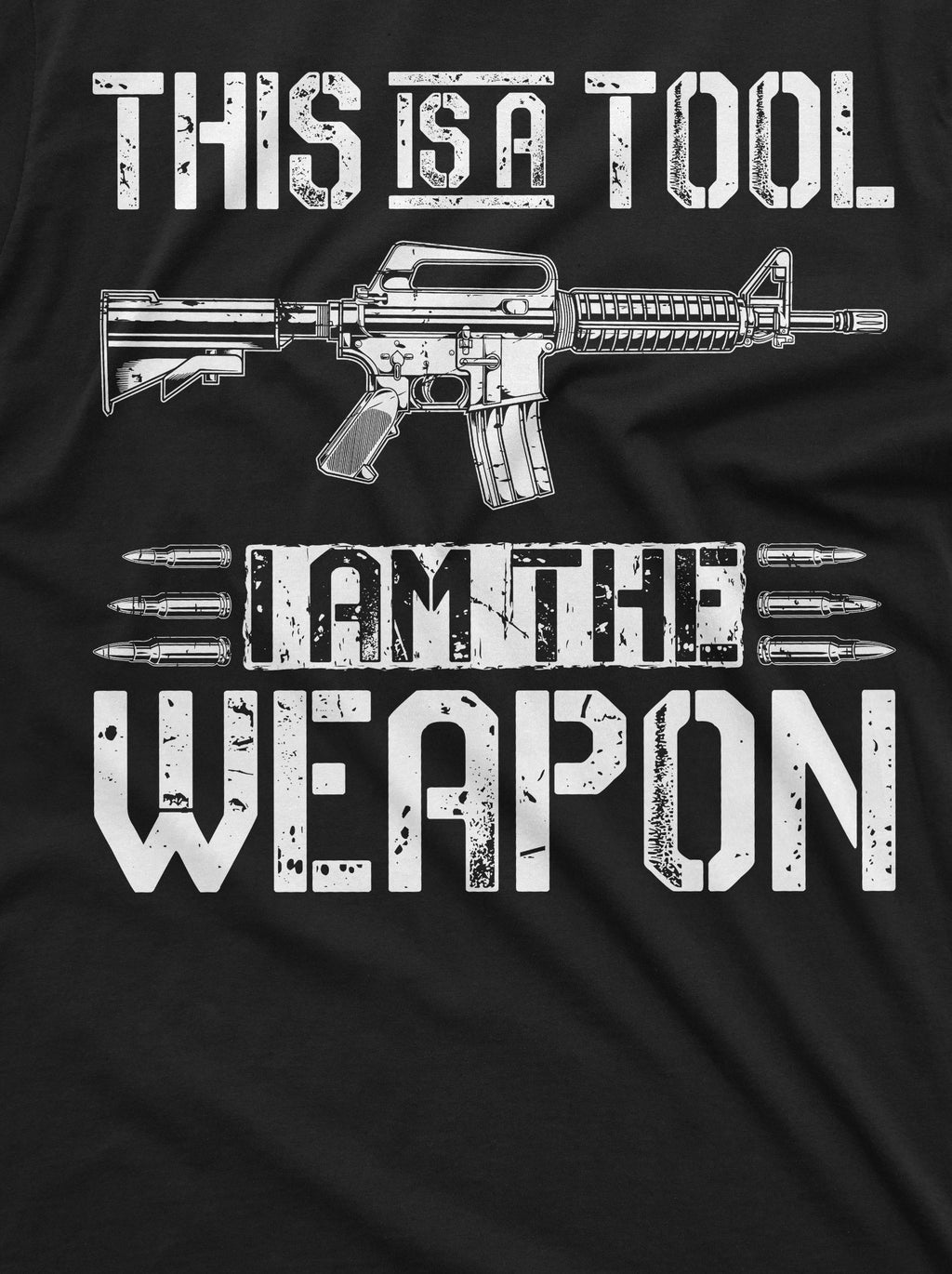 Men's This is a tool I am the weapon T-shirt Pro Gun 2nd product image 2